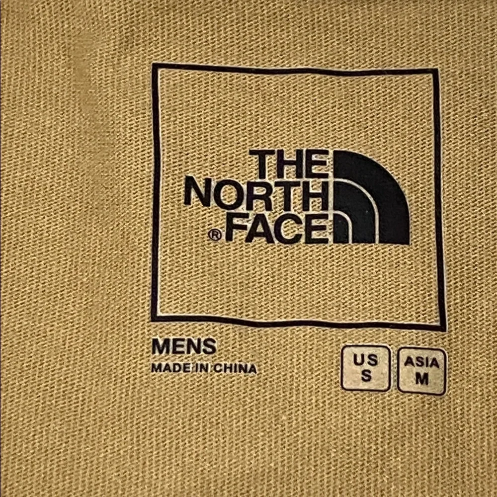 The North Face Men's Khaki Polo Shirt Short Sleeve Size Small